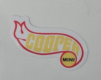 Mini Cooper hot wheels stickers