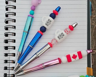 Beaded Pen | Writing Pen | Pen | Back to School | Silicone Beaded Pen