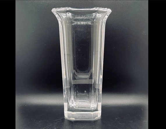 Kosta Boda 10 Clear Amanda Vase Flared Octagonal Edenfalk 48843 