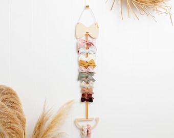 Bow Holder with Earring Storage