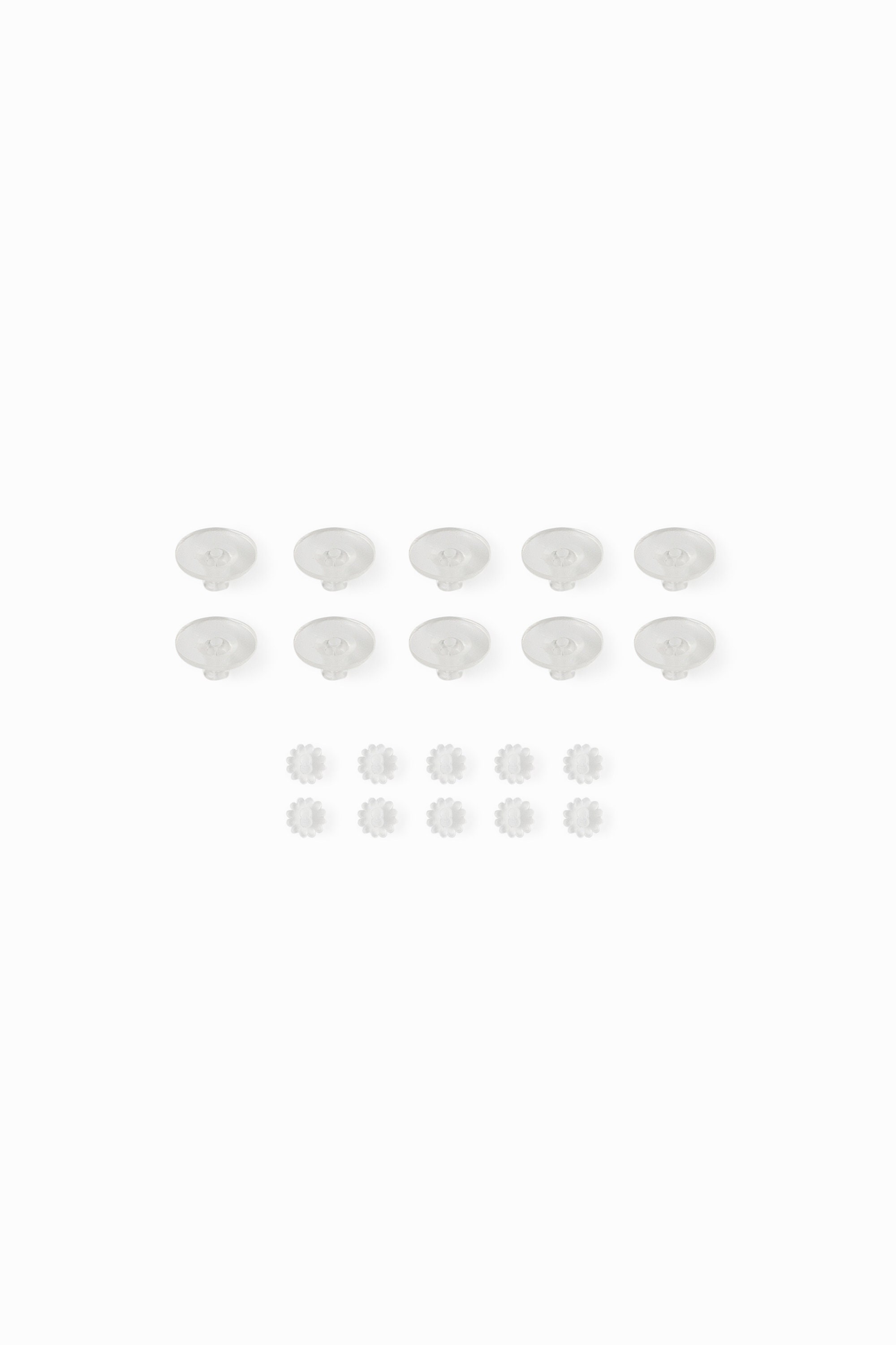 Plastic Earring Backs – 20 Pack – Jewelry by Glassando