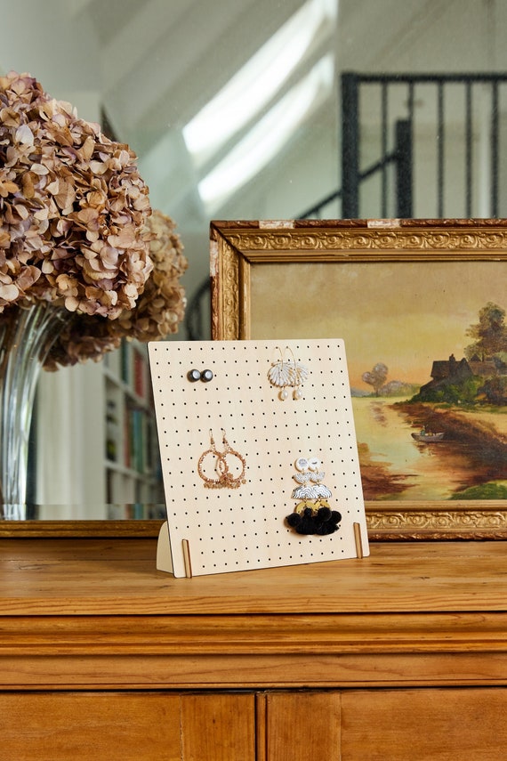 Cardstock Picture Frame Earring Holder · How To Make An Earring Hanger ·  Jewelry on Cut Out + Keep