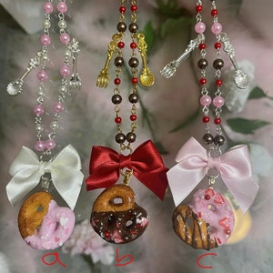 Pretzel Necklace - lolita, fairy kei, decora, jfashion inspired