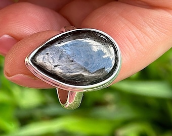 Hyperstene, Sterling Silver, Ring, Size 6.5