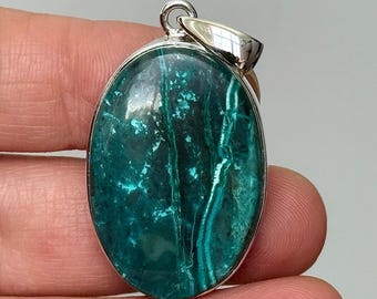 Quantum Quattro Pendant in Sterling Silver, Natural Crystal Jewelry, Handcrafted Gemstone Necklace,  Artisan Gift