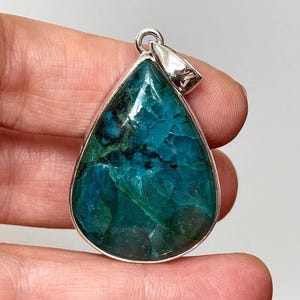 Quantum Quattro Pendant in Sterling Silver, Natural Crystal Jewelry, Handcrafted Gemstone Necklace, Artisan Gift