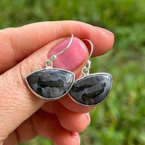 Mystic Merlinite, Sterling Silver, Earrings