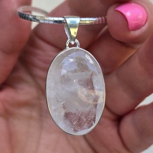 Manifestation Quartz! Rare! Sterling Silver, Manifestation Pendant, Necklace