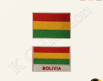 BOLIVIA National Flag Embroidered Iron on Sew On Patch Badge