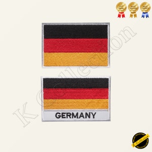 GERMANY National Flag Embroidered Iron on Sew On Patch Badge