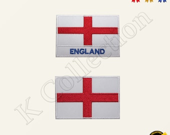 Parche Bordado Escudo Bandera De Inglaterra - Insignia De Hierro Para Camisetas, Reino Unido GB