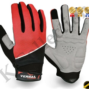 Mountain Bike Bicycle Cycling Full Finger Gloves BMX MTB Riding Touchscreen
