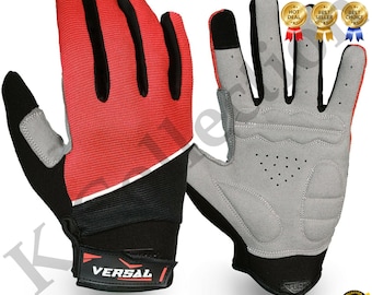 Mountain Bike Bicycle Cycling Full Finger Gloves BMX MTB Riding Touchscreen