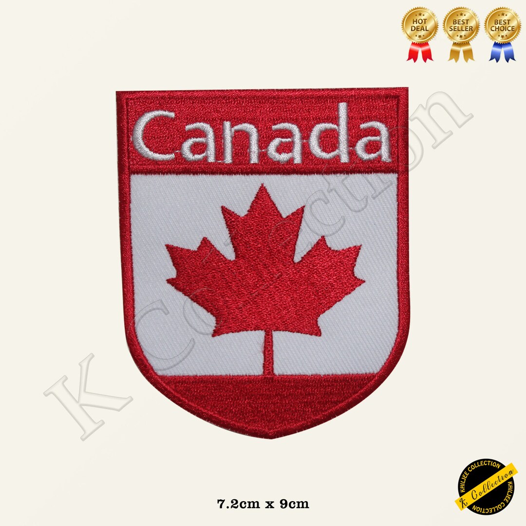 CANADA National Flag Embroidered Iron on Sew on Patch Badge - Etsy