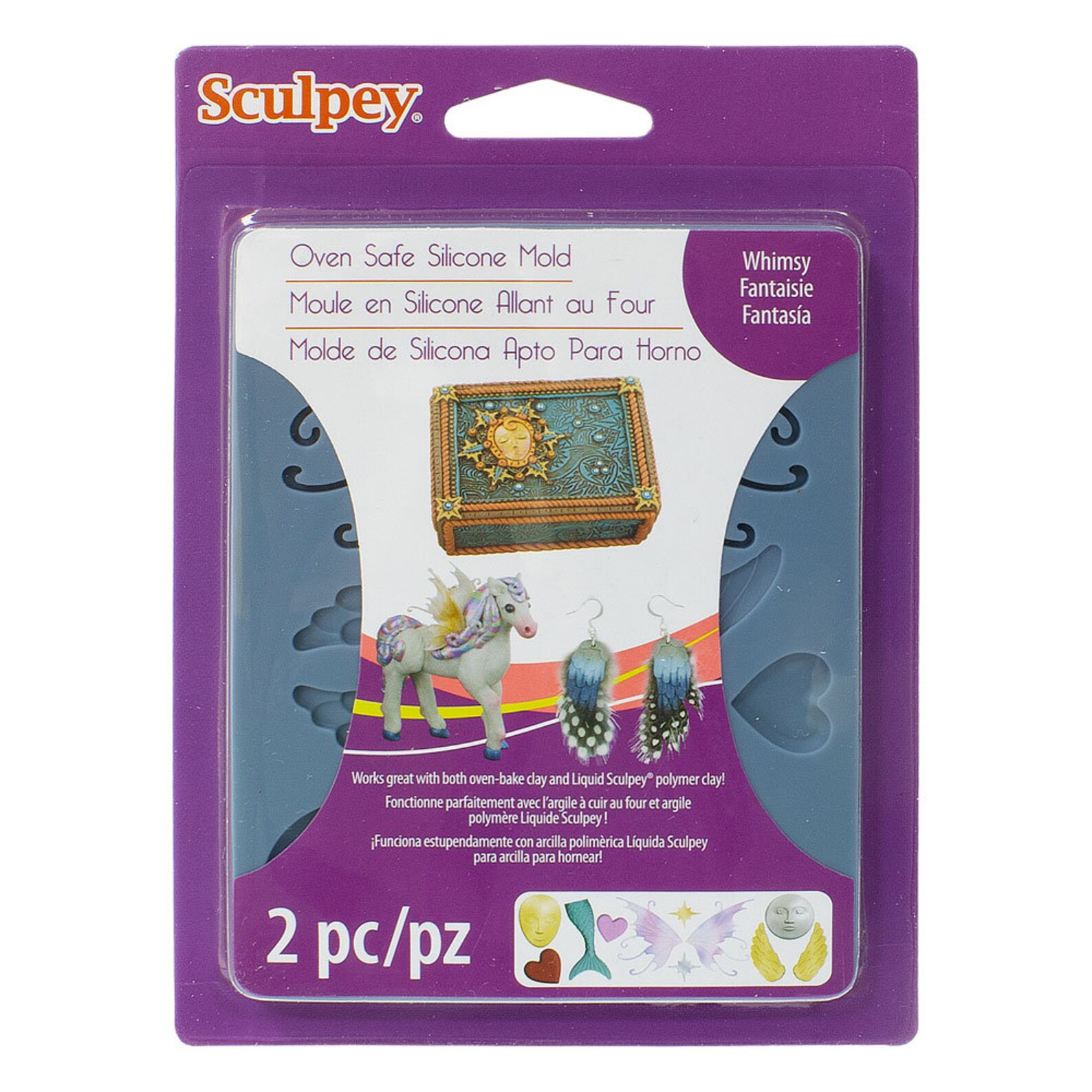 Sculpey Silicone Oven Safe Mold Whimsy Etsy