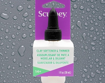 Liquid Sculpey Liquid Clay Softner Drops 30ml - 1fl oz, Argile polymère liquide cuite au four