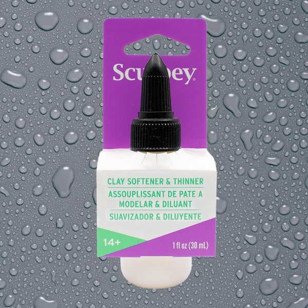 Liquid Sculpey Liquid Clay Softner Drops 30ml - 1fl oz, Argile polymère liquide cuite au four