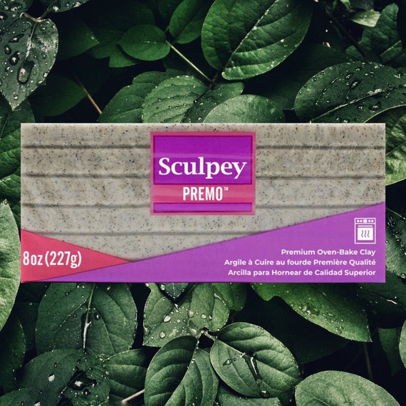 Sculpey Premo Gray Granite 227g 8oz, Oven-bake Polymer Clay 