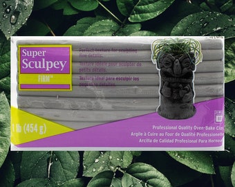 Sculpey Premo Ferme Gris 454g- 1lb, pâte polymère cuite au four