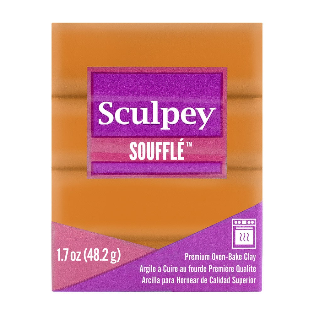 Sculpey Souffle oven-bake polymer clay, pumpkin, Nr. 6033, 48 gr