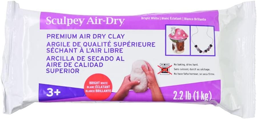 Creative Paperclay ,air Dry Non Toxic Modelling Starter Kit 