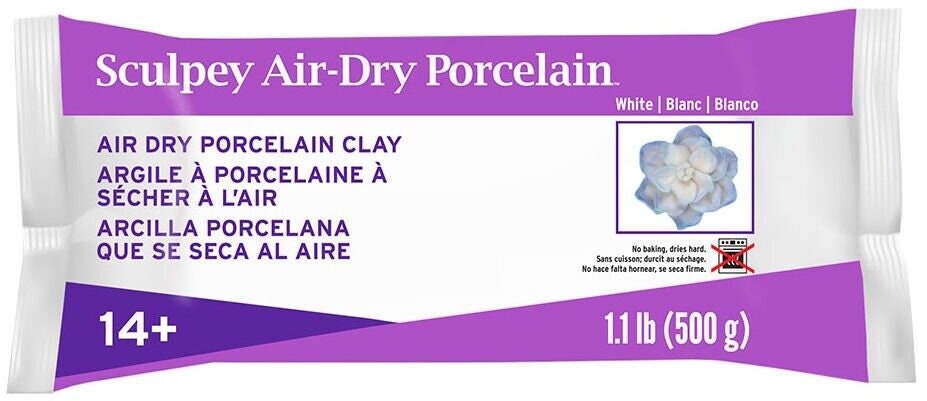 Air-dry clay - White Clay (500 g or 1kg)