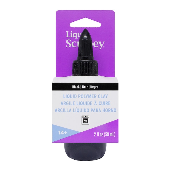 Liquid Sculpey Black 59ml - 2fl oz, Pâte polymère liquide cuite au four