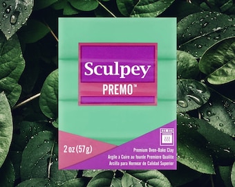 Sculpey Premo Mint Green 57g - 2oz, oven-bake polymer clay