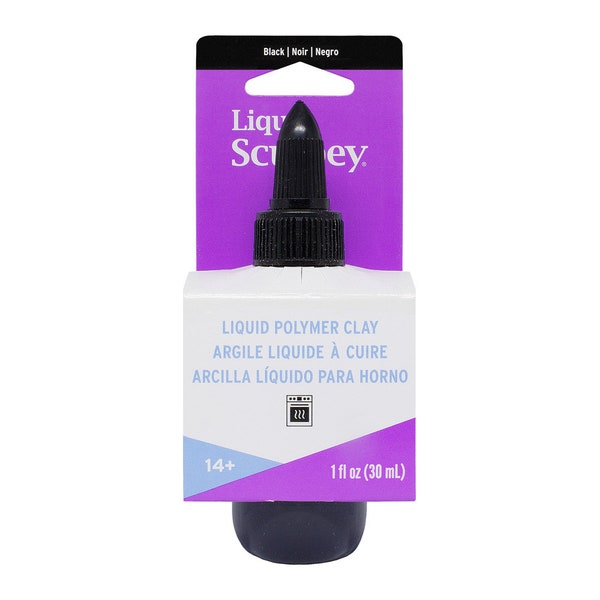 Liquid Sculpey Black 30ml - 1fl oz, Pâte polymère liquide cuite au four