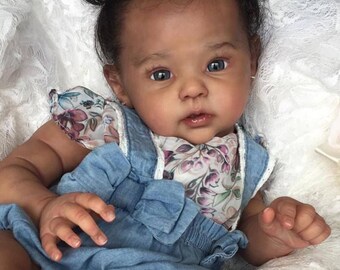 silicone reborn baby african american