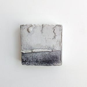 Contemporary Minimalist Wall Sculpture* Modern Geometric Art Piece* Square 3d Creative Work For Home Streamlined * Interior Design Element