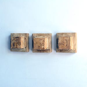 Conjunto de 3 Esculturas de Pared Originales * Esculturas Minimalistas Contemporáneas * Obras de Arte 3D para Decoración de Paredes * Listas para Colgar