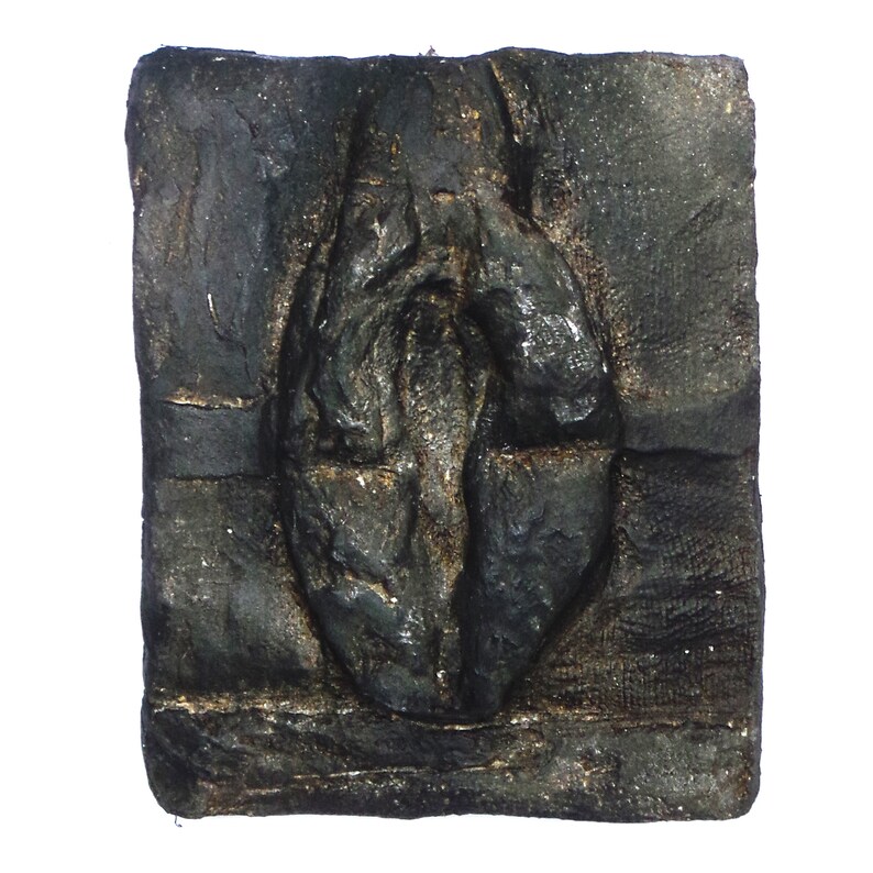 Abstract Painting on Wooden Board Minimal Artwork Black Etsy