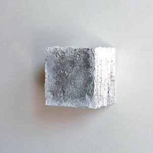 Escultura minimalista contemporánea * Escultura de pared original * Obra de arte 3D para decoración de pared * Lista para colgar