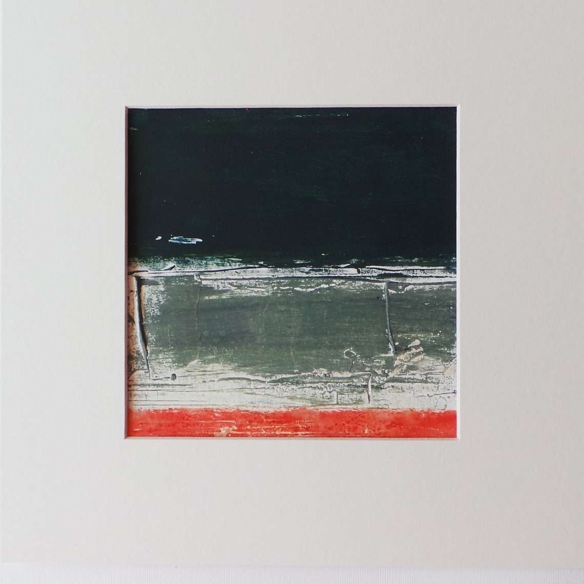 Original Acrylic Painting on Cardboard Abstract Painting Etsy