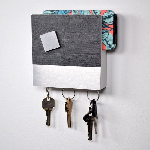 Square Memo Board Key Holder and Letter Etsy