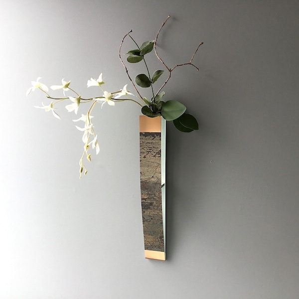 Contemporary Wall-mounted Single Flower Vase