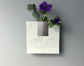 Wall Hanging Square Single Flower Vase