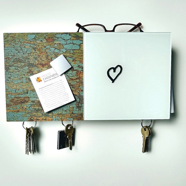 Little Magnetic Board/ Memo Board/Key Hanger/Wall Organizer