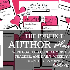 The Perfect Author Planner Bundle (Author Journal Planner Pages)