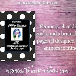 Author Planner Printables with Social Media Planner and Tracker