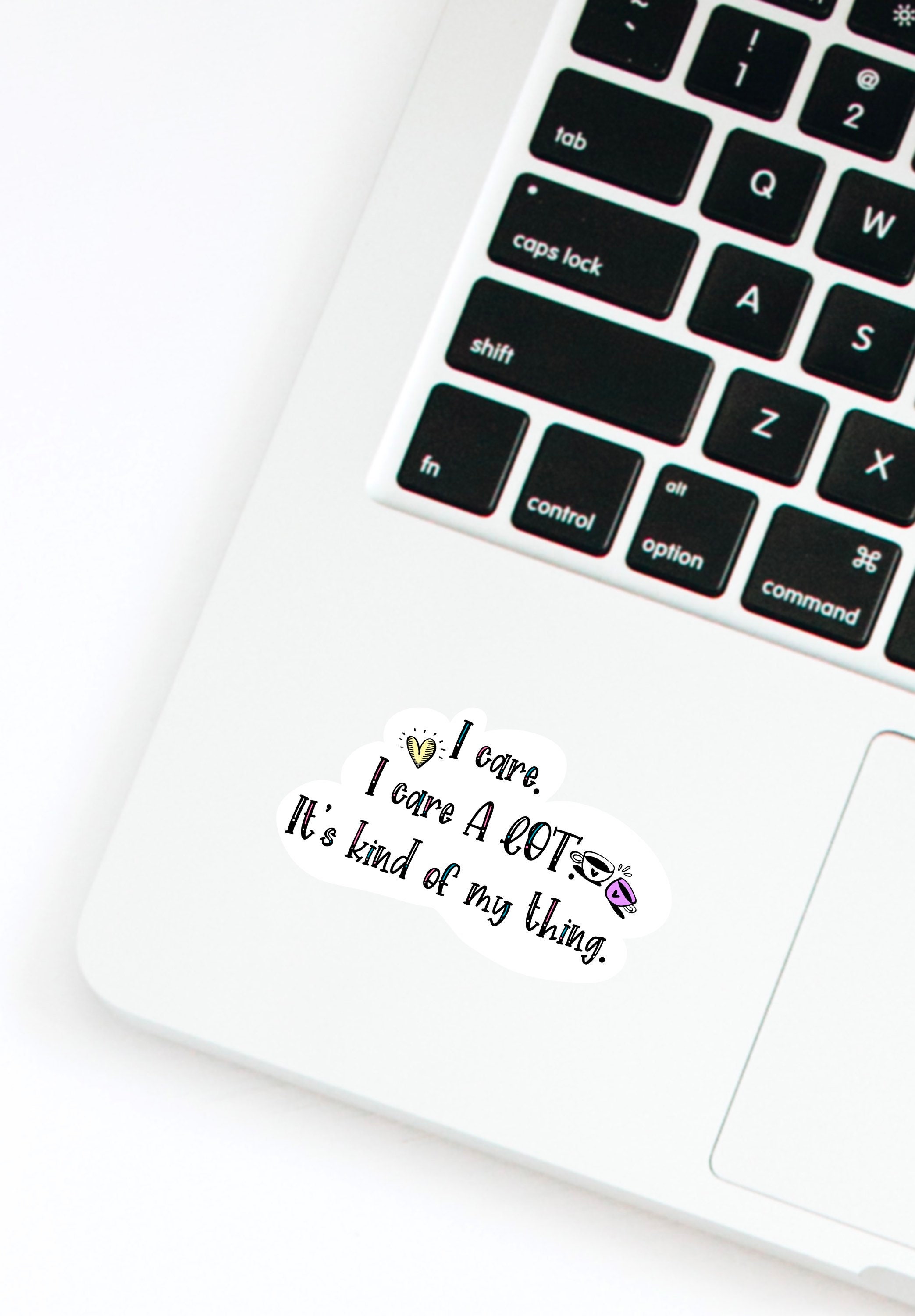 Parks and Rec Funny Sticker people caring loudly at me Laptop Sticker Macbook Decal TV175 Friend Gift Leslie Knope quote Coworker Gift