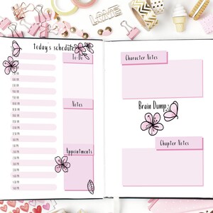 Writing Planner Printable, Author Planner, Writing Project Planner ...