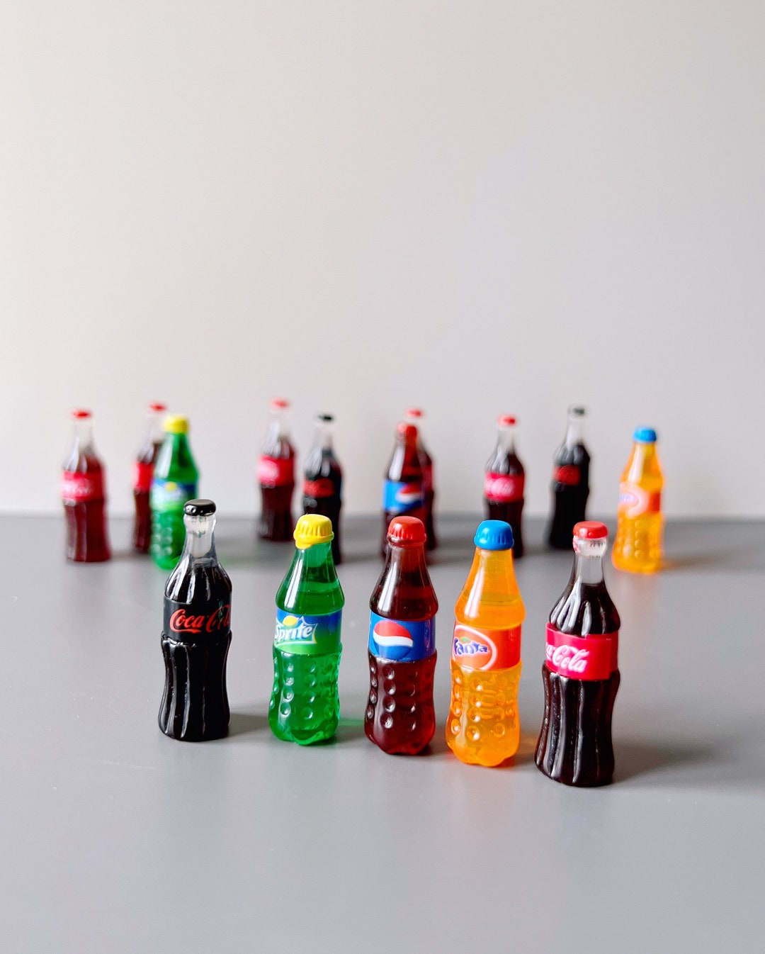 Mini Coca Cola Plastic Bottles