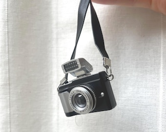 Accessoires de décoration pour maison de poupée Appareil photo reflex miniature
