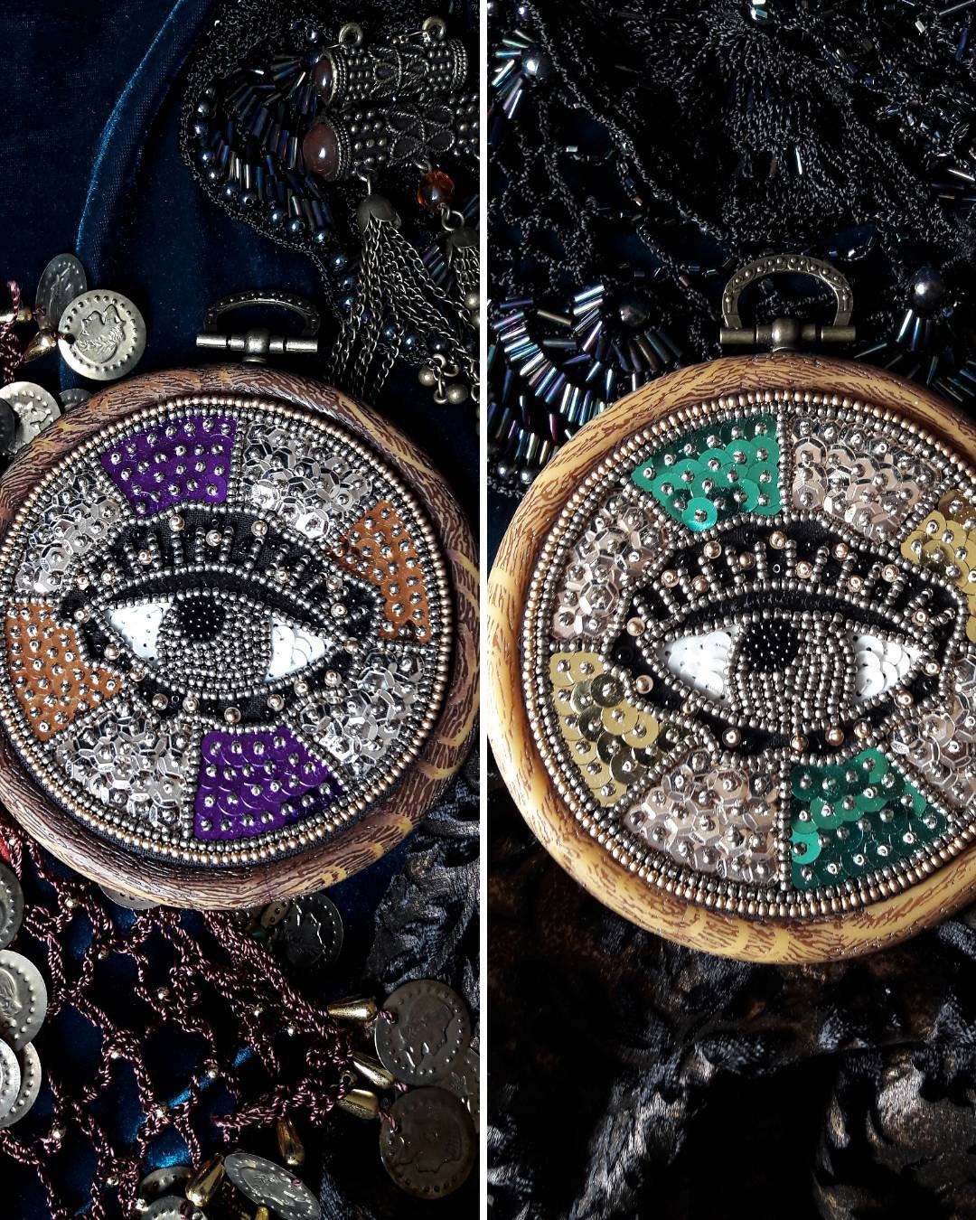 Le Fabularium Décoration Murale Broderie Fortune Oeil | Livraison Standard Mondial Relay Pour La Fra