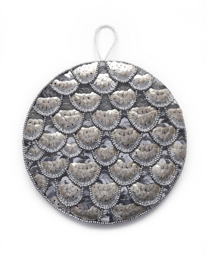 Le Fabularium Décoration Murale Broderie Perles Sirène | Livraison Standard Mondial Relay Pour La Fr