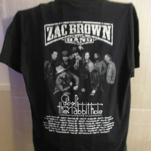 Zac Brown Band-Down the Rabbit Hole Tour-Chicken and Beer-Looks Like Large or EX L-Please refer to measurements