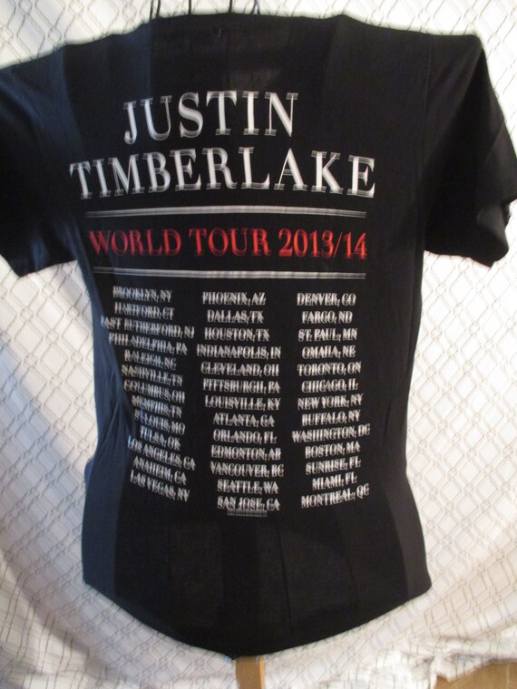 Justin Timberlake-World Tour 2013/2014-Size Small - image 5
