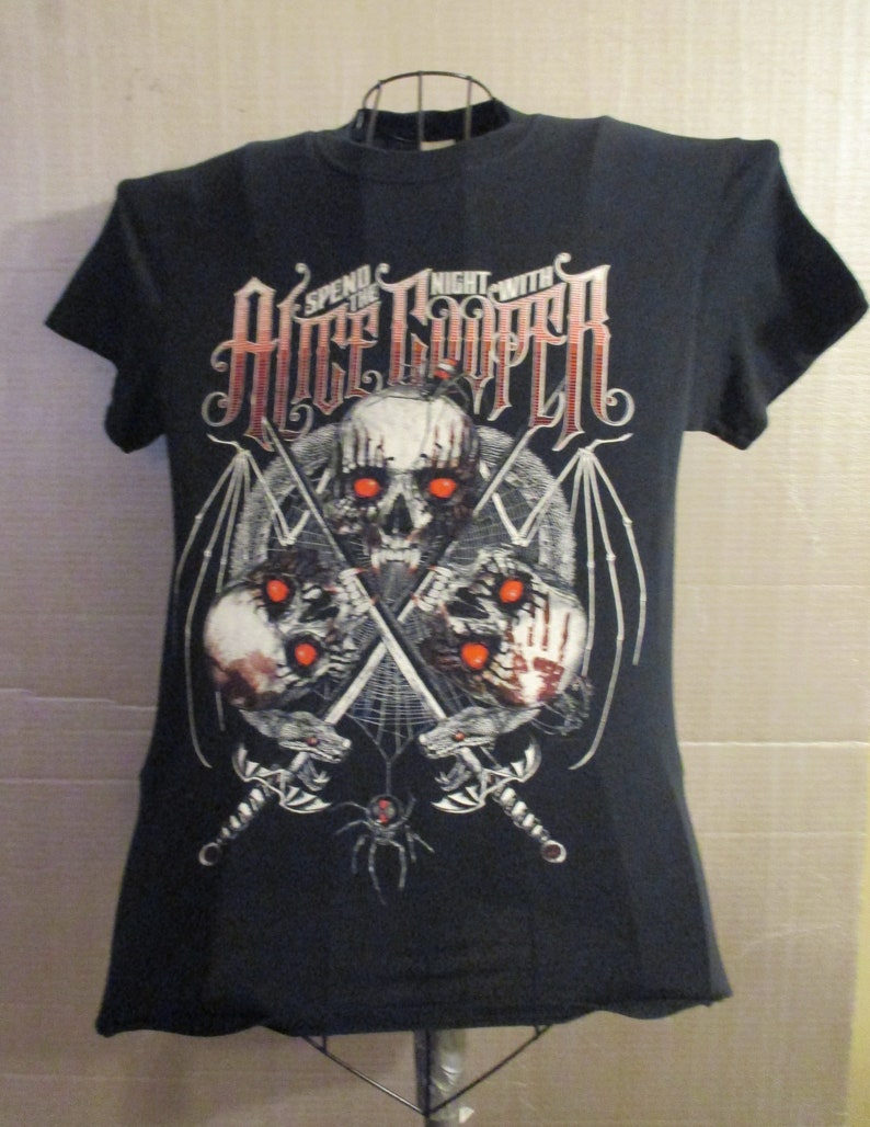 Alice Cooper-Spend the Night with Alice Cooper-Women's Size Small image 1